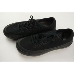 Allbirds Canvas Piper 2 Men's Size 9.5 Black Athletic Skating Shoes Low Sneakers